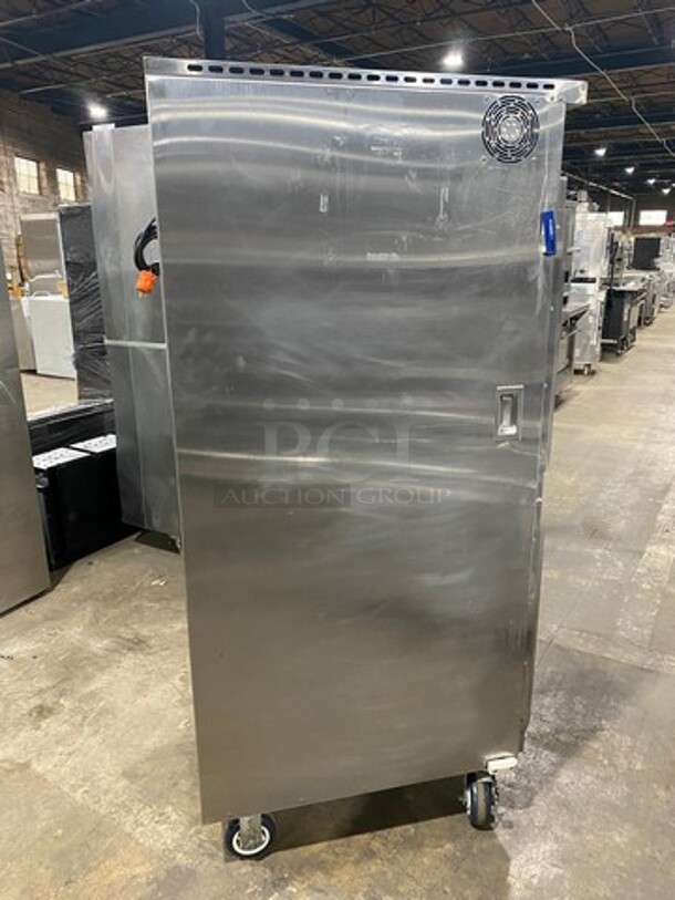 SWEET! FWE Electric Powered Food Warming Cabinet! With Solid Split Door! All Stainless Steel! On Casters! Model: TST16CHP SN: 196430501 120V - Image 2 of 8