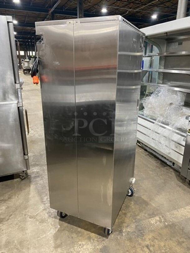 SWEET! FWE Electric Powered Food Warming Cabinet! With Solid Split Door! All Stainless Steel! On Casters! Model: TST16CHP SN: 196430501 120V - Image 3 of 8