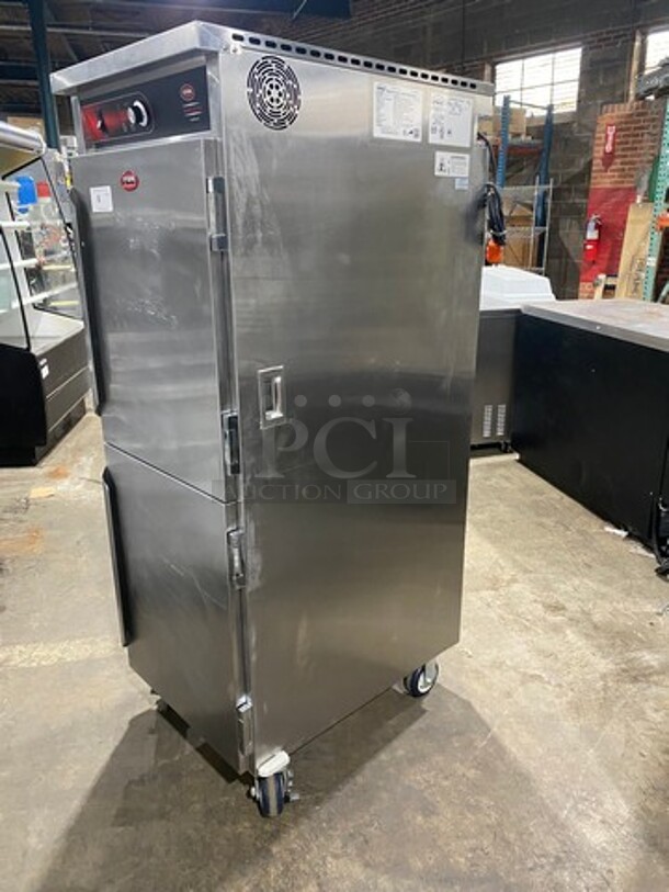 SWEET! FWE Electric Powered Food Warming Cabinet! With Solid Split Door! All Stainless Steel! On Casters! Model: TST16CHP SN: 196430501 120V - Image 4 of 8