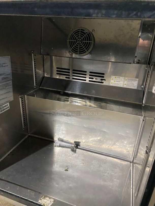 Turbo Air Commercial Single Door Lowboy/ Worktop Freezer! All Stainless Steel! On Casters! Model: MUF28N711S 115V - Image 5 of 7
