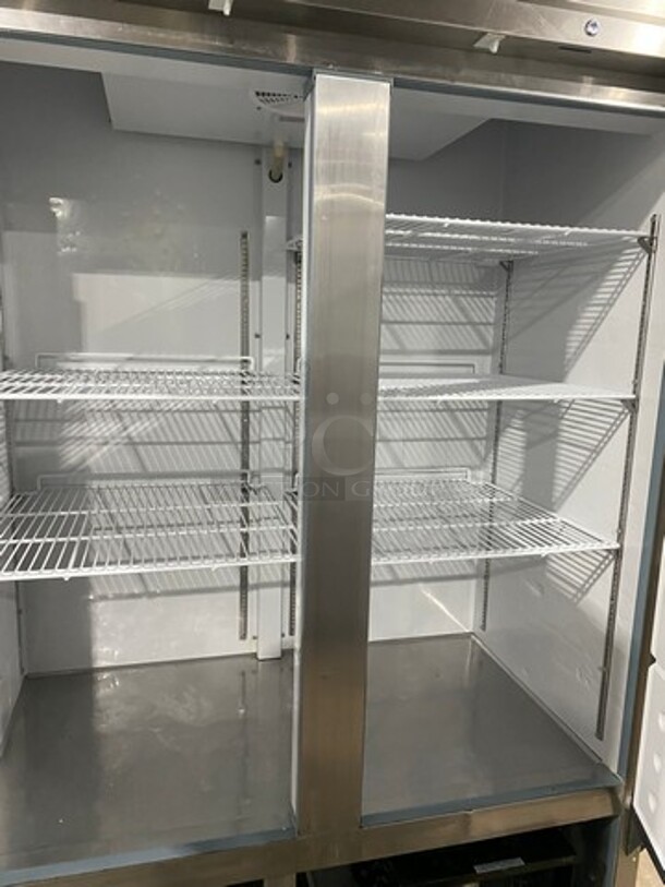 Entree Commercial 2 Door Reach In Freezer! With Poly Coated Racks! Solid Stainless Steel! On Casters! Model: CF2 SN: 1810ENTH07084 115V 60HZ 1 Phase - Image 5 of 10