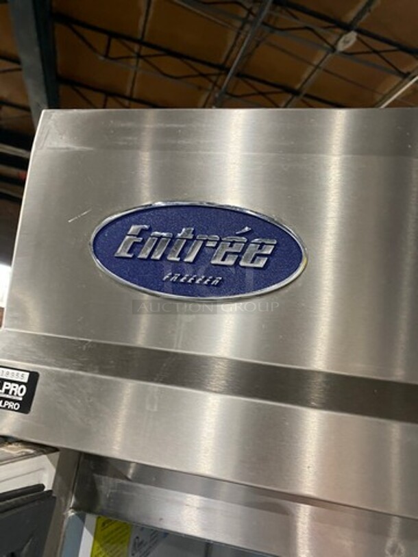 Entree Commercial 2 Door Reach In Freezer! With Poly Coated Racks! Solid Stainless Steel! On Casters! Model: CF2 SN: 1810ENTH07084 115V 60HZ 1 Phase - Image 9 of 10