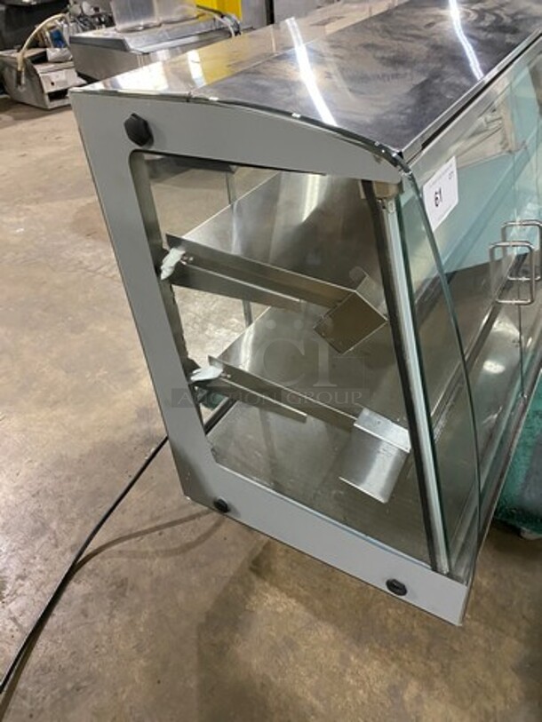 Vendo Commercial Countertop Food Warming Display Case! Glass All Around Showcase Style! All Stainless Steel! Model: HFDC00005 SN: 000122970 115V 60HZ 1 Phase - Image 2 of 10