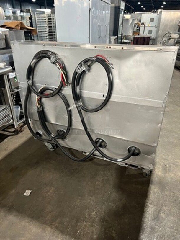 Frymaster Commercial Electric Powered 3 Bay Deep Fat Fryers! All Stainless Steel! On Casters! Model: FPH317TCSD SN: 0201NV0006 208V 60HZ 3 Phase - Image 4 of 11