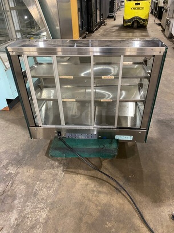 Vendo Commercial Countertop Food Warming Display Case! Glass All Around Showcase Style! All Stainless Steel! Model: HFDC00005 SN: 000122970 115V 60HZ 1 Phase - Image 3 of 10