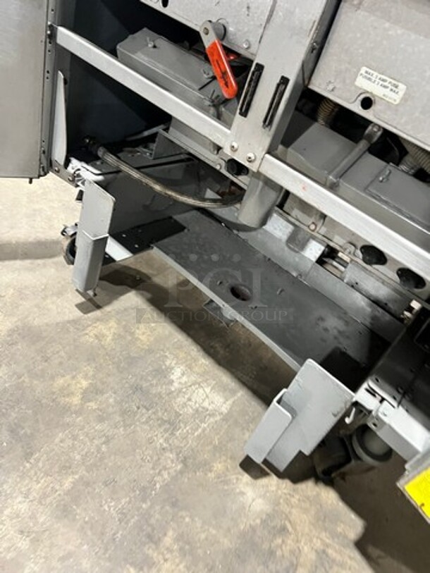 Frymaster Commercial Electric Powered 3 Bay Deep Fat Fryers! All Stainless Steel! On Casters! Model: FPH317TCSD SN: 0201NV0006 208V 60HZ 3 Phase - Image 8 of 11