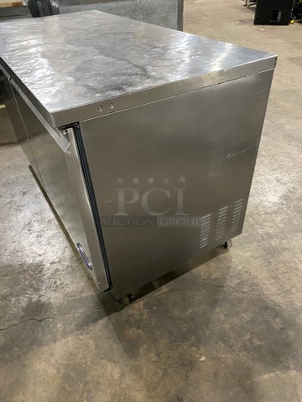 Entree Commercial 2 Door Lowboy/Worktop Cooler! All Stainless Steel! On Casters! Model: UR61Q SN: 1704ENTH90694 115V 60HZ 1 Phase - Image 2 of 8