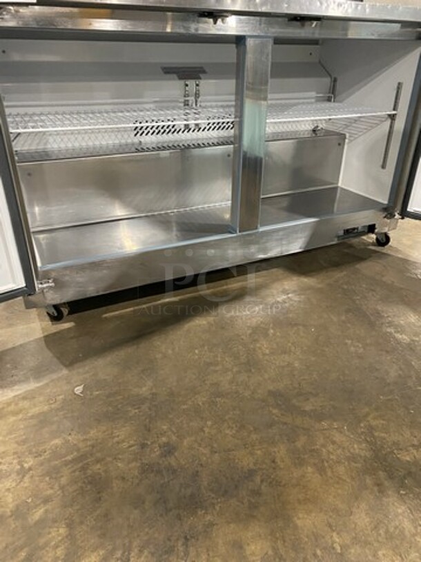 Entree Commercial 2 Door Lowboy/Worktop Cooler! All Stainless Steel! On Casters! Model: UR61Q SN: 1704ENTH90694 115V 60HZ 1 Phase - Image 5 of 8