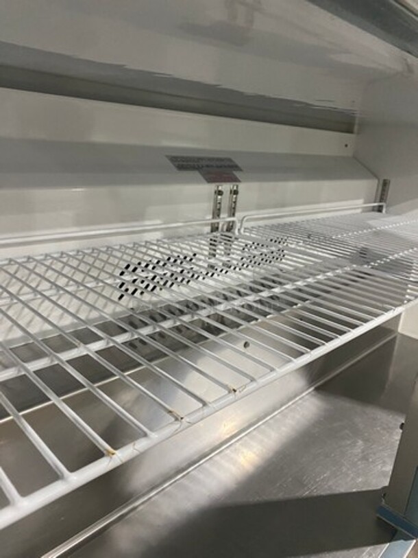 Entree Commercial 2 Door Lowboy/Worktop Cooler! All Stainless Steel! On Casters! Model: UR61Q SN: 1704ENTH90694 115V 60HZ 1 Phase - Image 6 of 8