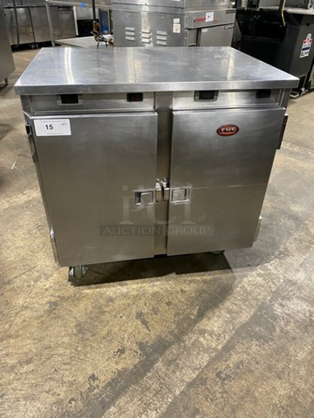 FWE Commercial 2 Door Food Warming/Holding Cabinet! All Stainless Steel! On Casters! Model: HLC16CHP SN: 154370303 120V - Image 1 of 8