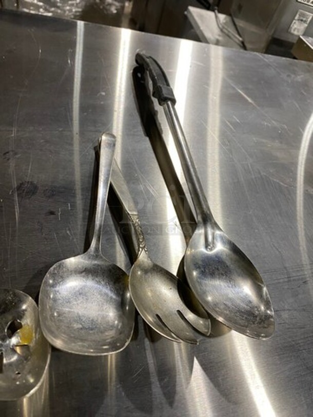 ALL ONE MONEY! Assorted Style And Size Serving Spoons! - Image 4 of 5