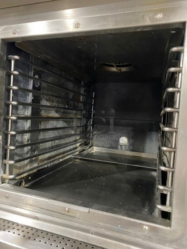 2014 Market Forge Commercial Natural Gas Powered Double Deck Steam Cabinet! All Stainless Steel! On Legs! 2x Your Bid Makes One Unit! Model: SIRIUS - Image 6 of 10