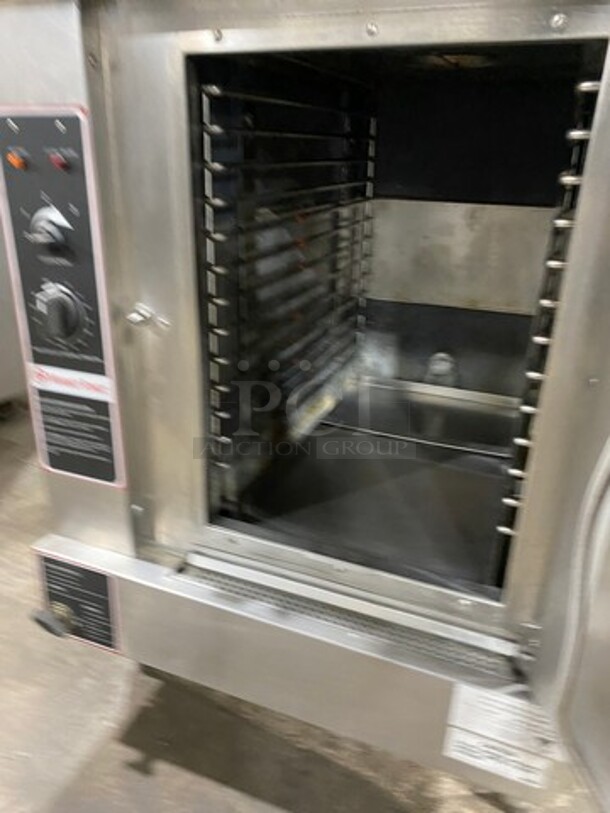 2014 Market Forge Commercial Natural Gas Powered Double Deck Steam Cabinet! All Stainless Steel! On Legs! 2x Your Bid Makes One Unit! Model: SIRIUS - Image 8 of 10