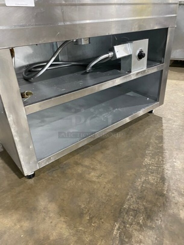 Commercial Electric Powered 3 Well Steam Table! With Storage Space Underneath! All Stainless Steel! - Image 7 of 9
