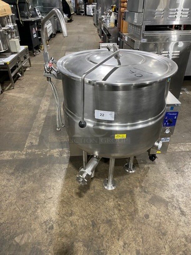 GREAT! Cleveland Range Floor Style Self-Contained Soup Kettle! All Stainless Steel! On Legs! Model: KGL40 SN: WT007907K01 - Image 1 of 10