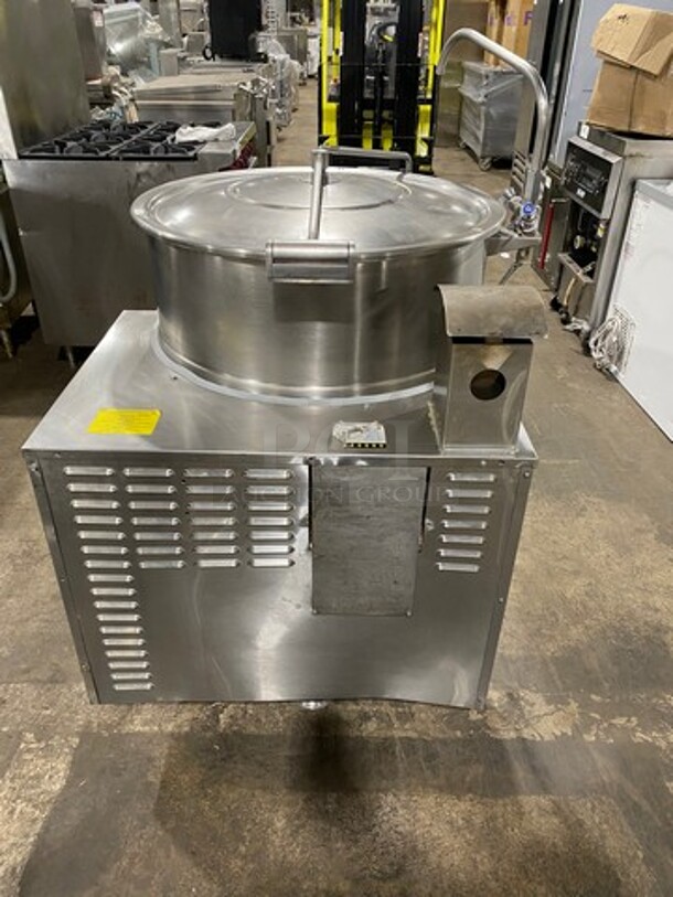 GREAT! Cleveland Range Floor Style Self-Contained Soup Kettle! All Stainless Steel! On Legs! Model: KGL40 SN: WT007907K01 - Image 3 of 10