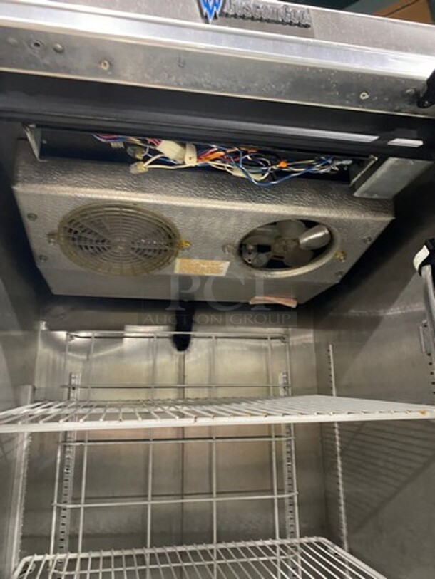 Custom Cool Commercial Single Door Reach In Cooler Merchandiser! View Through Door! With Poly Coated Racks! All Stainless Steel! Model: GDF1SC SN: J1410705 208V 60HZ 1 Phase - Image 6 of 9