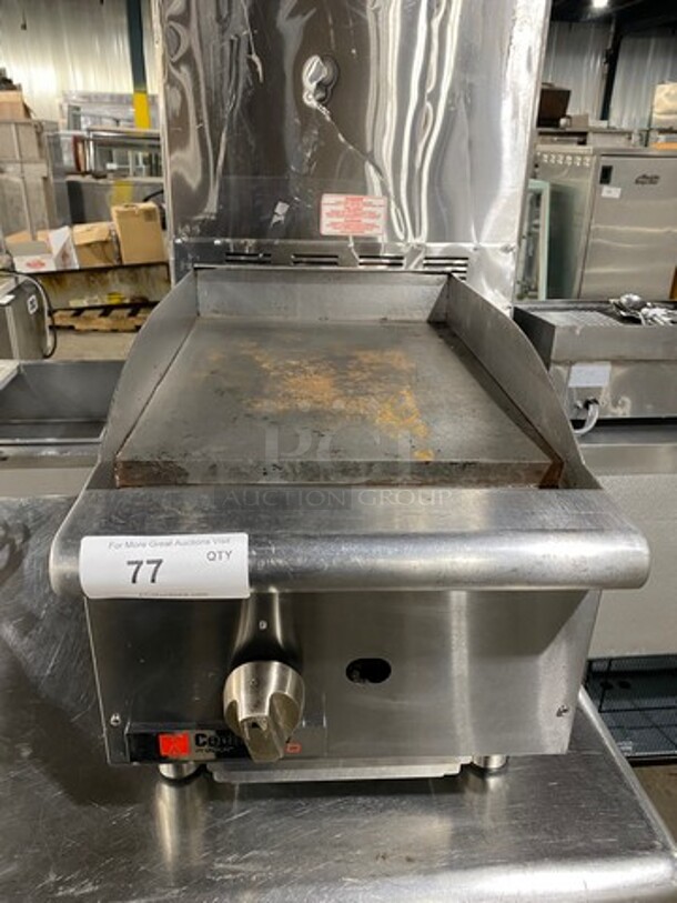 Cecilware Pro Commercial Countertop Gas Powered Flat Top Griddle! With Back And Side Splashes! All Stainless Steel! On Legs! - Image 1 of 8