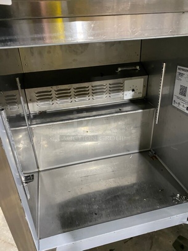 Hoshizaki Commercial Single Door Lowboy/Worktop Cooler! All Stainless Steel! Model: UR27ALPC SN: K51005K 115V 60HZ 1 Phase - Image 5 of 7