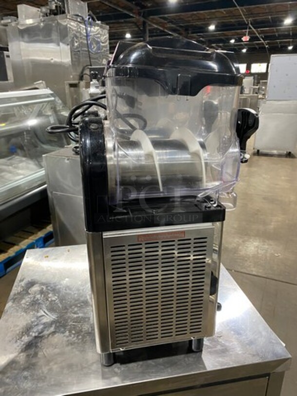 Icetro Commercial Countertop 2 Flavor Slushie/ Frozen Beverage Dispenser! Stainless Steel body! On Small Legs! Model: SSM52 115V - Image 4 of 9