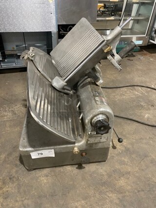 Hobart Commercial Countertop Meat/Deli Slicer! All Stainless Steel! Model: 1712E SN: 561025917 115V 60HZ 1 Phase