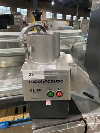 Robot Coupe Commercial Countertop Food Processor/Chopper Machine! All Stainless Steel! Model: CL50 SN: 4500317403K09 120V 60HZ 1 Phase