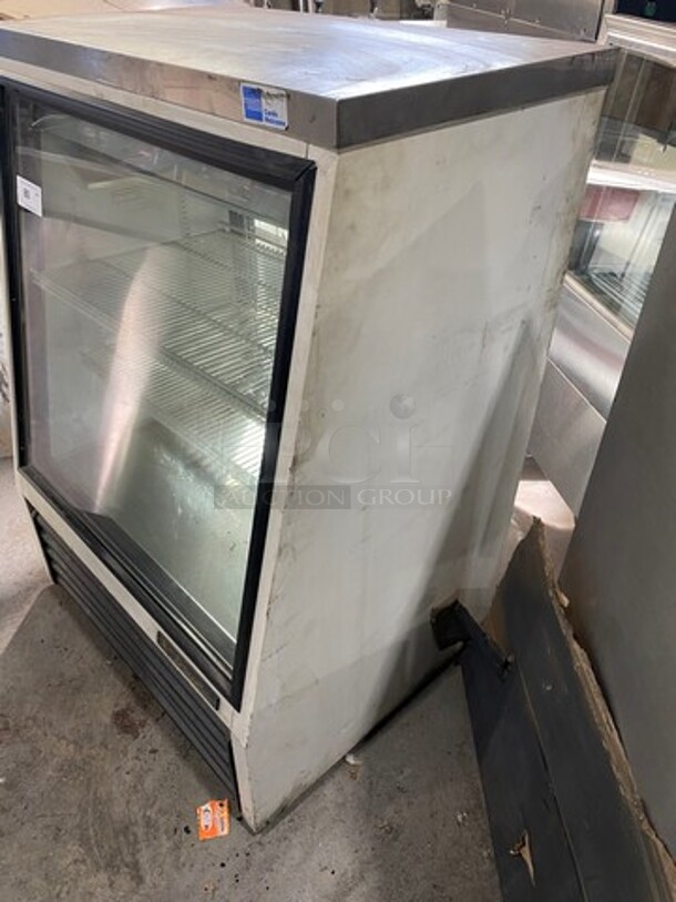 COOL! True Commercial Refrigerated Deli Display Case! With Back Sliding Access Glass Doors! With Poly Coated Racks! Model: TSID362 SN: 5097203 115V 60HZ 1 Phase - Image 2 of 7