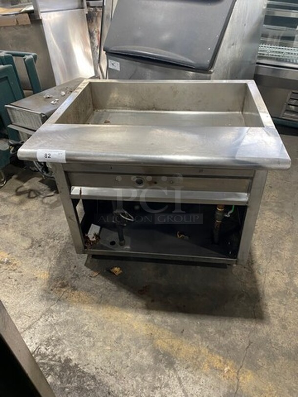 Commercial Gas Powered Steam Table! All Stainless Steel! On Legs!
