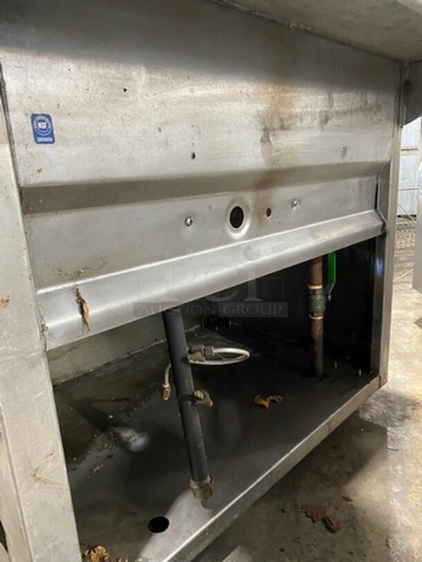 Commercial Gas Powered Steam Table! All Stainless Steel! On Legs! - Image 6 of 7