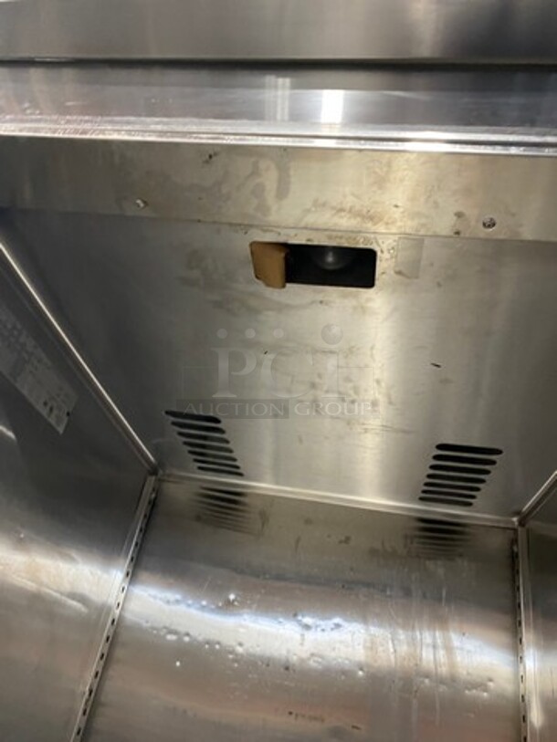 Victory Commercial Single Door Refrigerated Dough Retarder! Can Fit Roll In Rack! All Stainless Steel! On Legs! RACK NOT INCLUDED! Model: RS1DS7EW SN: B0381930 115V 60HZ 1 Phase - Image 6 of 9