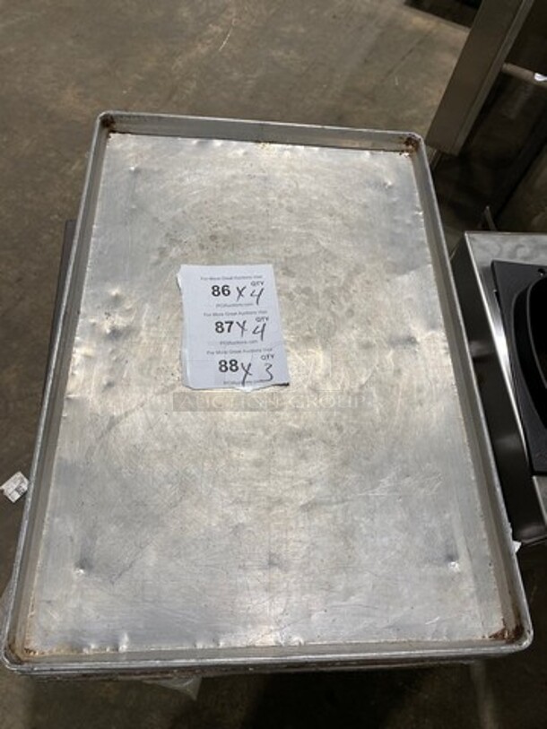 Heavy-Duty Full-Size Baking Sheet Pans! 3x Your Bid!