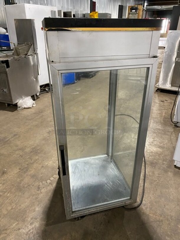 Hatco Commercial Heated Holding Cabinet! Glass All Around Showcase Style! Stainless Steel Body! On Casters! Model: PFST2X SN: 8873570447 120V 60HZ 1 Phase - Image 4 of 9