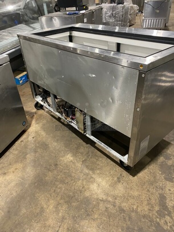 True Commercial Refrigerated Sandwich Prep Table! With 2 Door Underneath Storage Space! All Stainless Steel! On Casters! Model: QA6024MB SN:13895752 115V 60HZ 1 Phase - Image 2 of 8