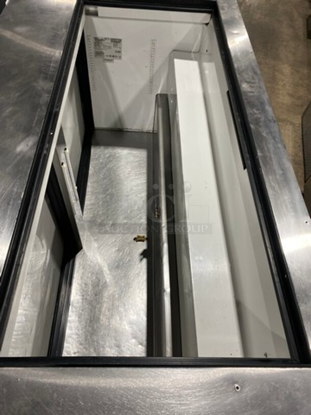 True Commercial Refrigerated Sandwich Prep Table! With 2 Door Underneath Storage Space! All Stainless Steel! On Casters! Model: QA6024MB SN:13895752 115V 60HZ 1 Phase - Image 5 of 8