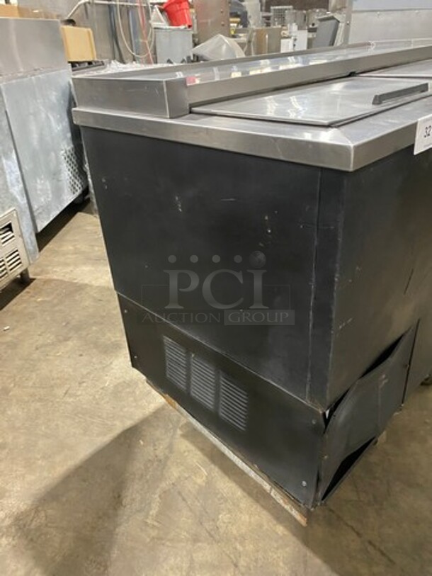 Beverage Air Commercial Under The Counter Beer Bottle Cooler! With 2 Sliding Stainless Steel Top Doors! Model: DW49 SN: 3804853 115V 60HZ 1 Phase - Image 2 of 5