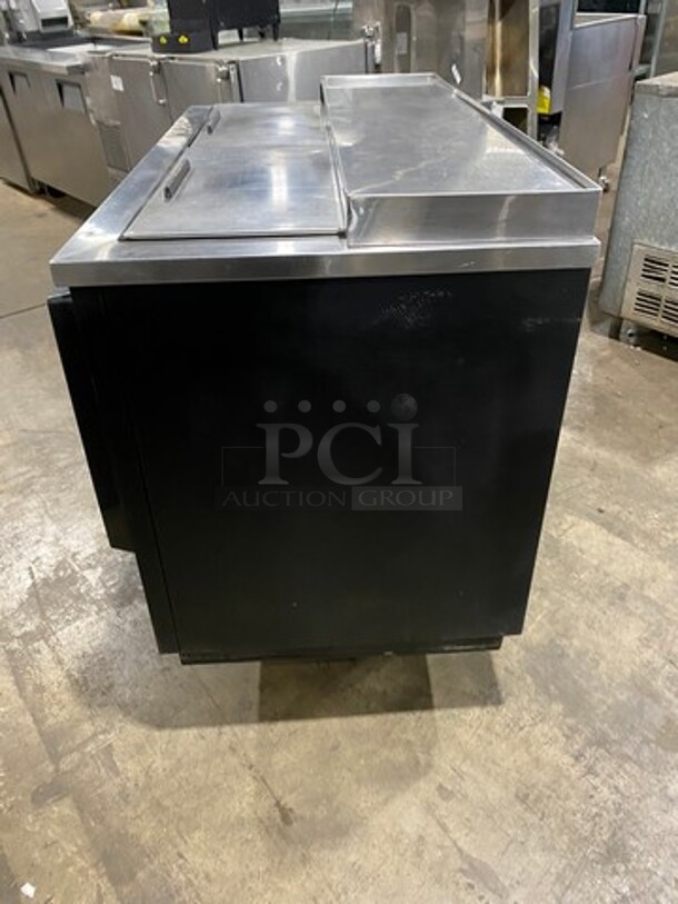 Beverage Air Commercial Under The Counter Beer Bottle Cooler! With 2 Sliding Stainless Steel Top Doors! Model: DW49 SN: 3804853 115V 60HZ 1 Phase - Image 3 of 5