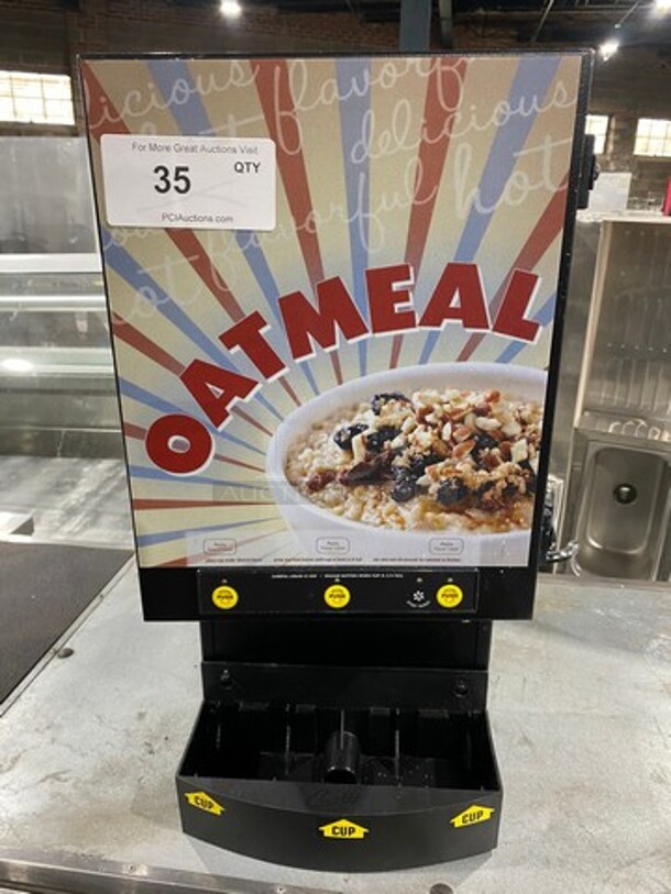 Curtis Commercial Countertop 3 Spout Hot Oatmeal Dispenser! On Legs! Model: CAFEOAT3 SN: 12387803 120V 60HZ 1 Phase - Image 1 of 9
