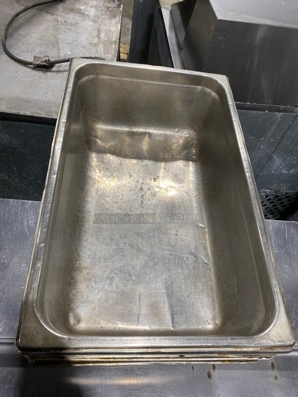 Commercial Steam Table/ Prep Table Food Pans! All Stainless Steel! 5x Your Bid! - Image 2 of 4