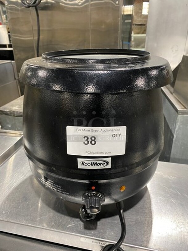 Kool More Commercial Countertop Food Warmer Soup Kettle! Model: SKBK3G SN: 21HL70810955 110V 60HZ 1 Phase - Image 1 of 7