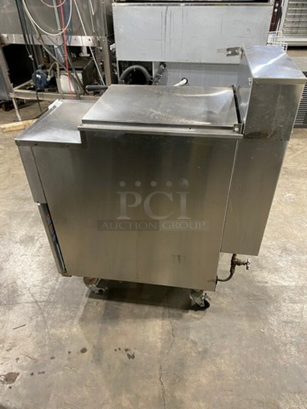 Pitco Frialator Commercial Electric Power Pasta Fryer Cooker! With Frying Basket! All Stainless Steel! On Casters! Model: RTE14HH SN: E04HB030104 208 60HZ 3 Phase - Image 2 of 10