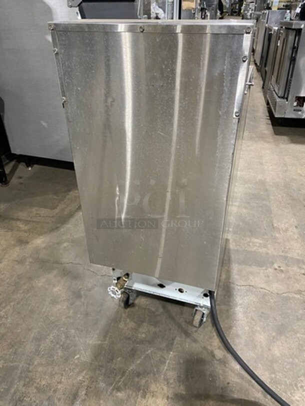 Pitco Frialator Commercial Electric Power Pasta Fryer Cooker! With Frying Basket! All Stainless Steel! On Casters! Model: RTE14HH SN: E04HB030104 208 60HZ 3 Phase - Image 3 of 10