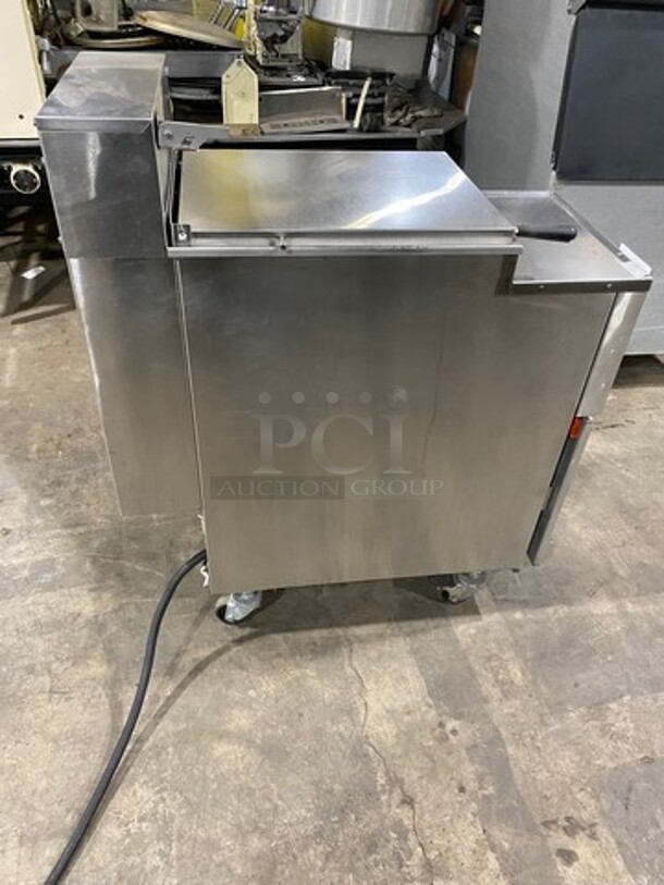 Pitco Frialator Commercial Electric Power Pasta Fryer Cooker! With Frying Basket! All Stainless Steel! On Casters! Model: RTE14HH SN: E04HB030104 208 60HZ 3 Phase - Image 4 of 10