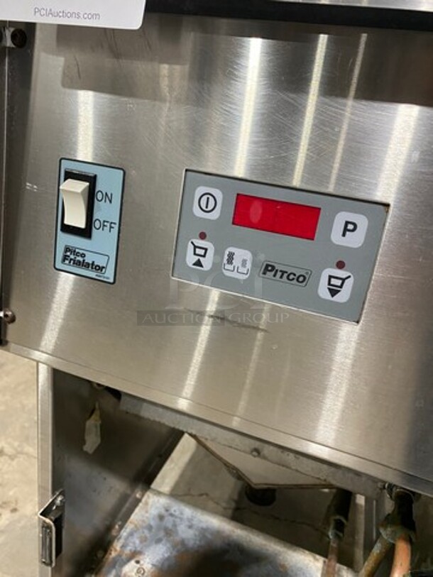 Pitco Frialator Commercial Electric Power Pasta Fryer Cooker! With Frying Basket! All Stainless Steel! On Casters! Model: RTE14HH SN: E04HB030104 208 60HZ 3 Phase - Image 7 of 10
