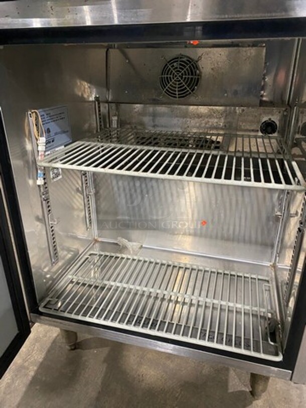 Turbo Air Commercial Single Door Lowboy/ Worktop Cooler! All Stainless Steel! Model: MUR28 SN: MU2RA06005 115V 60HZ 1 Phase - Image 5 of 9