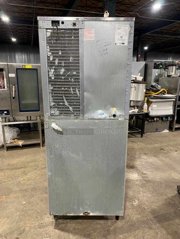 Hoshizaki Commercial Ice Maker Machine! On Commercial Ice Bin! All Stainless Steel! On Legs! Model: KM901MAJ SN: H11229F 208/230V 60HZ 1 Phase - Image 3 of 9