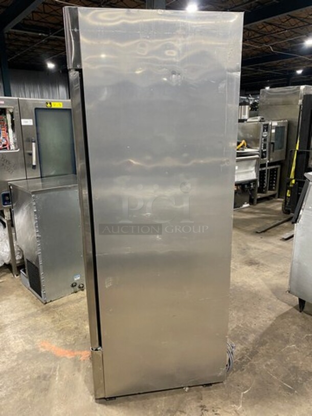 Turbo Air Commercial Single Door Reach In Cooler! With Poly Coated Racks! All Stainless Steel! Model: MSR23NM SN: NR23307015 110/120V 60HZ 1 Phase - Image 2 of 9