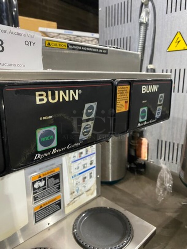 Bunn Commercial Countertop Dual Coffee Machine! With 4 Coffee Pot Warmers! All Stainless Steel! On Small Legs! Model: CDBC2/2TWIN SN: TWIN055798 120V 60HZ 1 Phase - Image 6 of 8