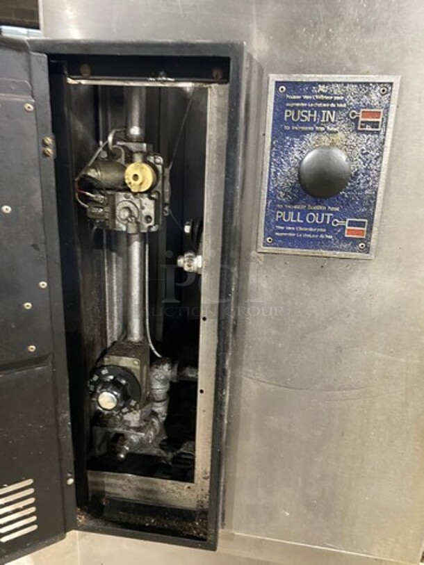 WOW! Bakers Pride Commercial Natural Gas Powered Double Deck Pizza/ Baking Oven! All Stainless Steel! On Legs! 2x Your Bid Makes One Unit! WORKING WHEN REMOVED! Model: D125 SN: F08G058 - Image 10 of 12