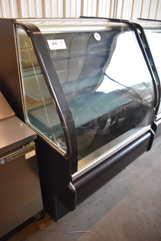 Amtekco RB-3 Metal Commercial Floor Style Deli Display Case Merchandiser on Commercial Casters. 115 Volts, 1 Phase. 36x40x58. Tested and Powers On But Does Not Get Cold