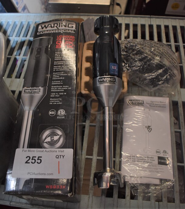 BRAND NEW IN BOX! Waring WSB33X Commercial Immersion Blender. 120 Volts, 1 Phase. - Image 1 of 4